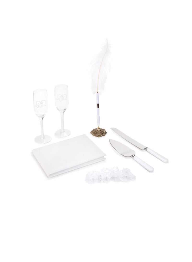 مجموعة هدايا الزفاف 8 قطع لكل مجموعة - Image 1