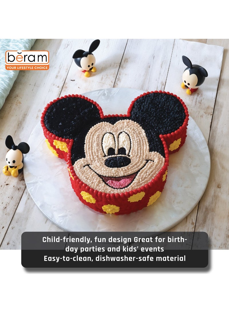 Beram Mickey Mouse Steel Cake Baking Mould – Assorted Shapes Heavy-Duty Non-Stick Bakeware for Oven Ideal for Cakes Brownies Bread & Desserts Kids Birthday Cake - Image 5