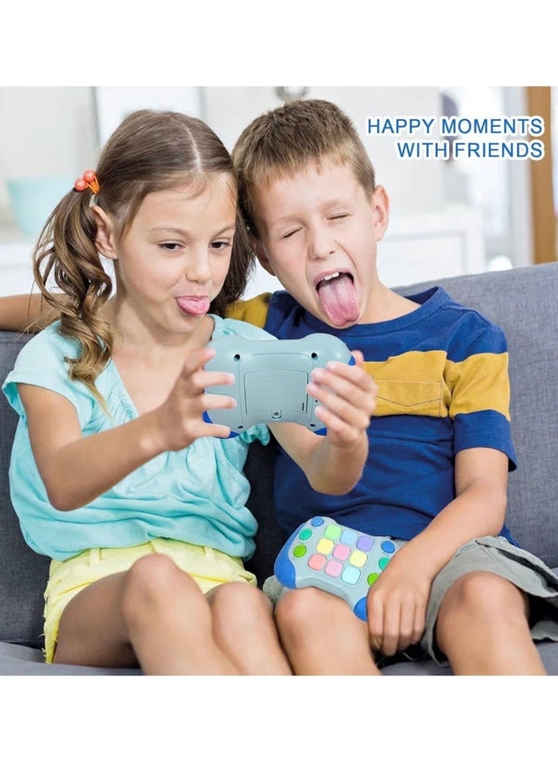 Toyland Kids Light-Up Gamepad Toy with 5 Game Modes-Quick Push Game Fidget Toys For  Kids-Blue - Image 3