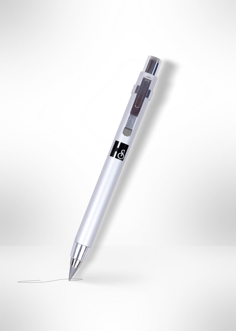 HAKIM'S HS Premium 5.6mm Lead Holder,Premium 5.6mm Pencil,All Metal Art Clutch Pencil for Drafting, Shading, Crafting, Sketching, Wood Working - Image 2