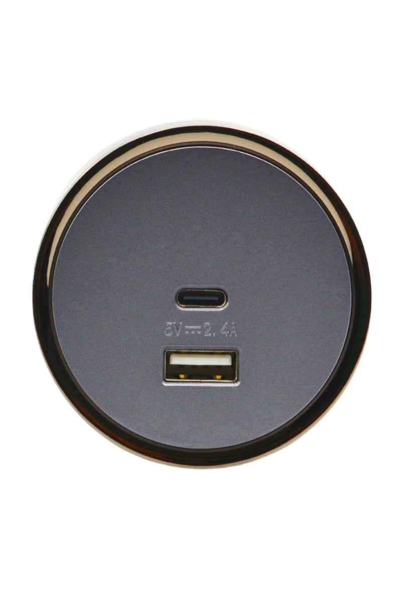 Levin Germany USB Module for Power Track – Dual Charging Ports (Type-A + Type-C) | Plug & Play | Compact & Safe | 3-Year Warranty - Image 1