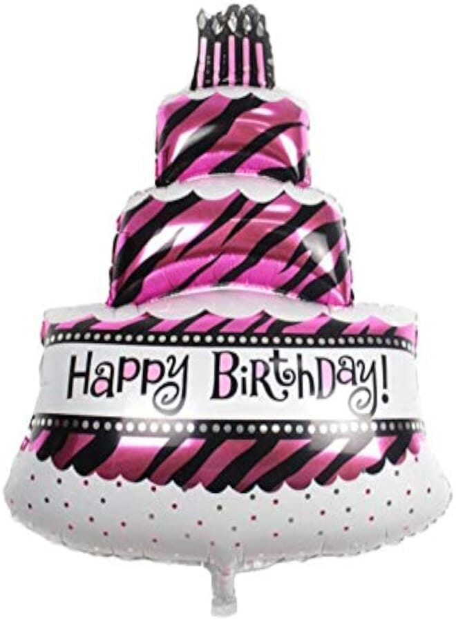 Party Supplies Mini Cartoon Aluminum Foil balloon Child Birthday Party Decoration(Three-Layer Cake)