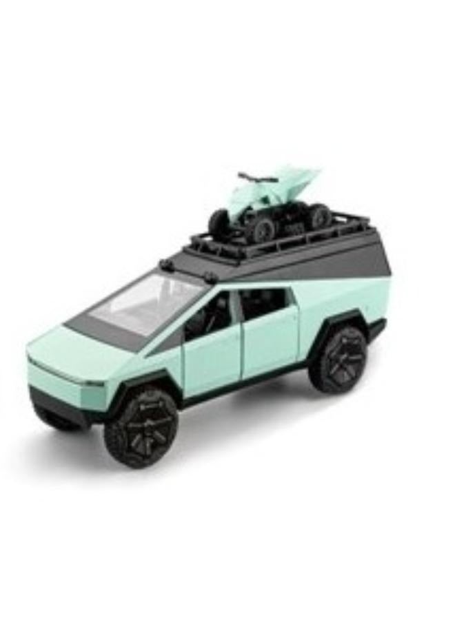 Tesla Diecast Tesla Cybertruck1:24 Scale With Quad Bike - 1 Piece Only, Assorted/Color May Vary - Image 2