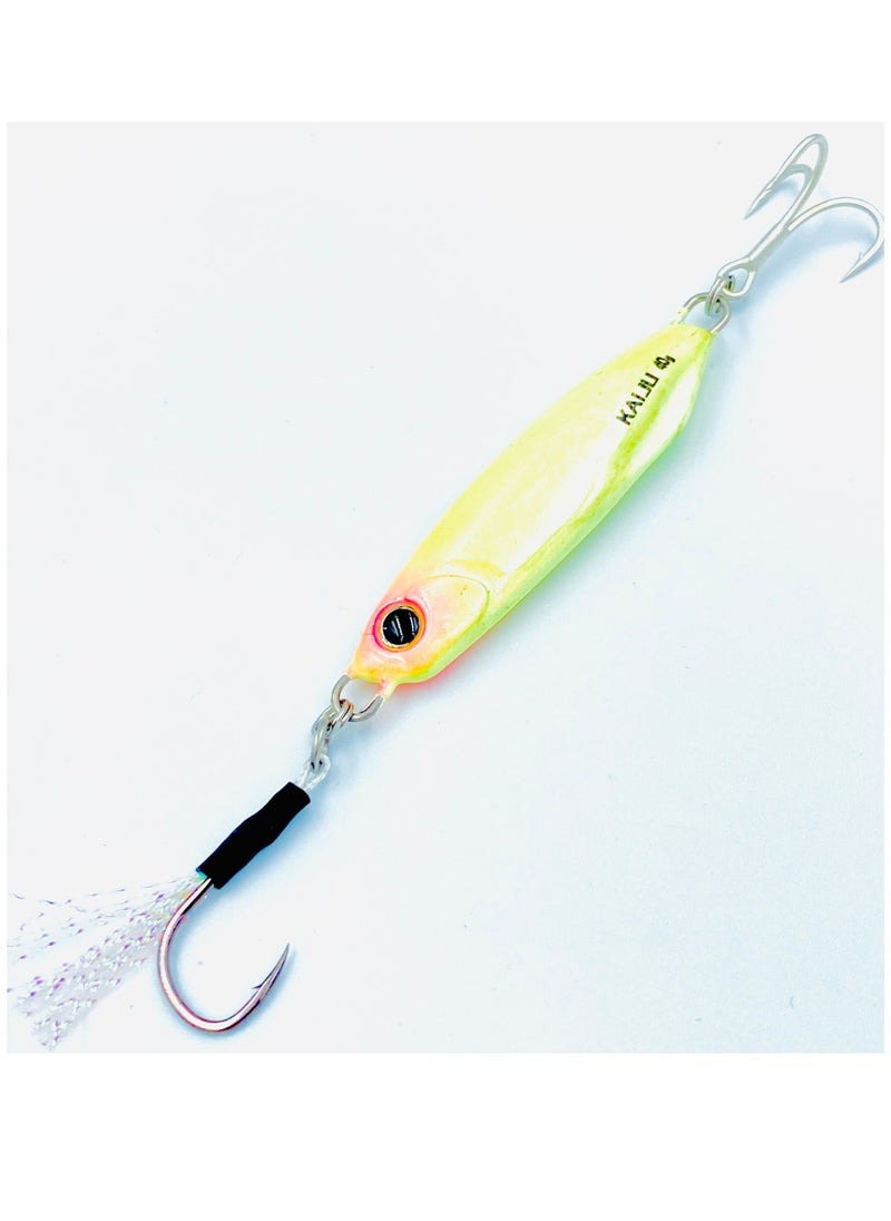 oakura Kaiju Jig Full Luminous, 60G Weights, Extra Sharp Bkk Hook, 10 Mesmerizing Colors - Lightweight Gear For Epic Fishing Adventures  - Image 1