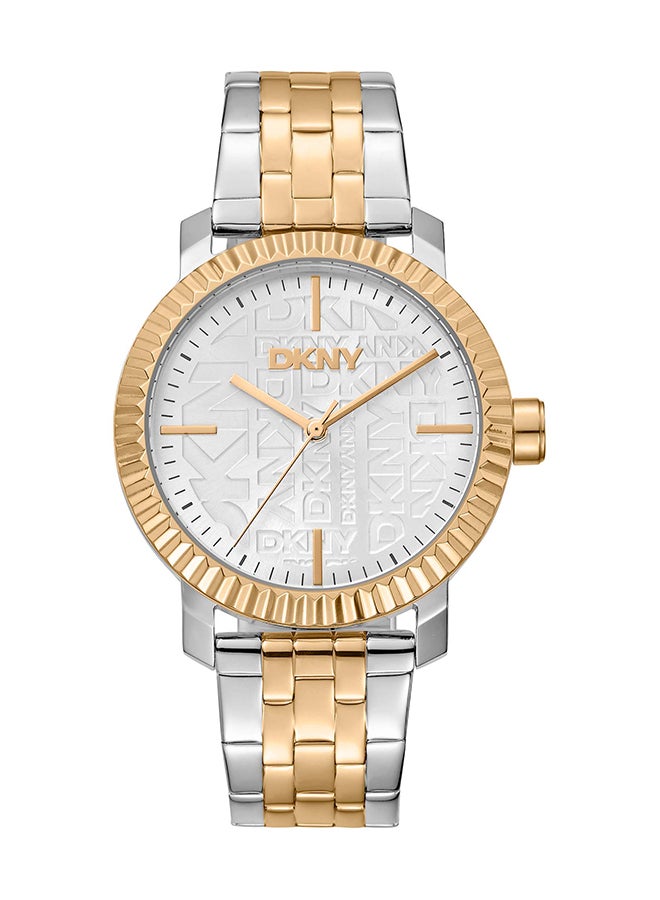 DKNY ديكني تشامبرز ماكسي DK1L053M0045 - ساعة كوارتز نسائية من الفولاذ المقاوم للصدأ 3 عقارب - Image 1