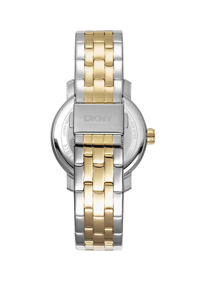 DKNY ديكني تشامبرز ماكسي DK1L053M0045 - ساعة كوارتز نسائية من الفولاذ المقاوم للصدأ 3 عقارب - Image 3