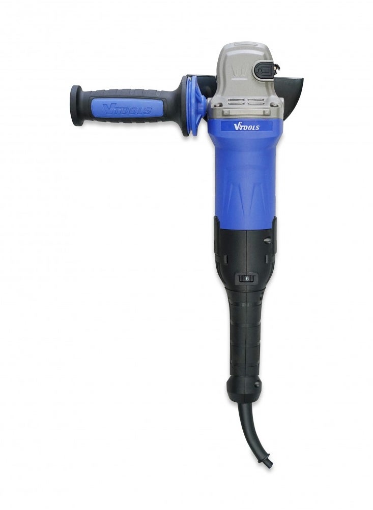 VTOOLS 1200W 115 mm Professional Angle Grinder Heavy Duty Tow Variable Speed 3000-11000RPM Non Slip Adjustable Handle For Grinding Polishing Safety Goggles Included  - Image 3