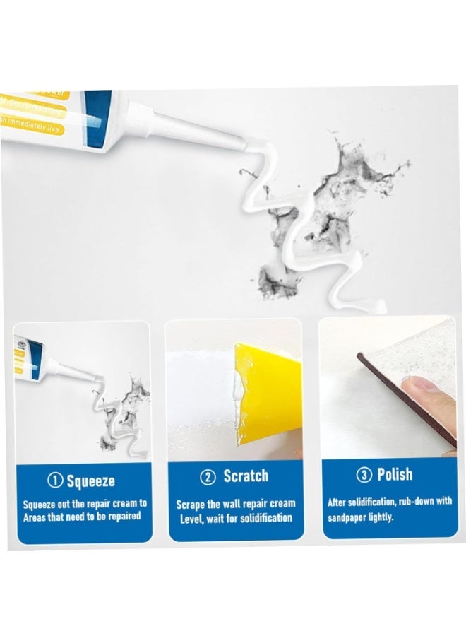 راديانس Wall Patch Repair Kit, Multi-Use Spackle Wall Repair with Scraper, Waterproof Long-Lasting Dry Patch Kits for Walls, Interior Doors, Cabinets, WardrobesWall Kit - Image 3