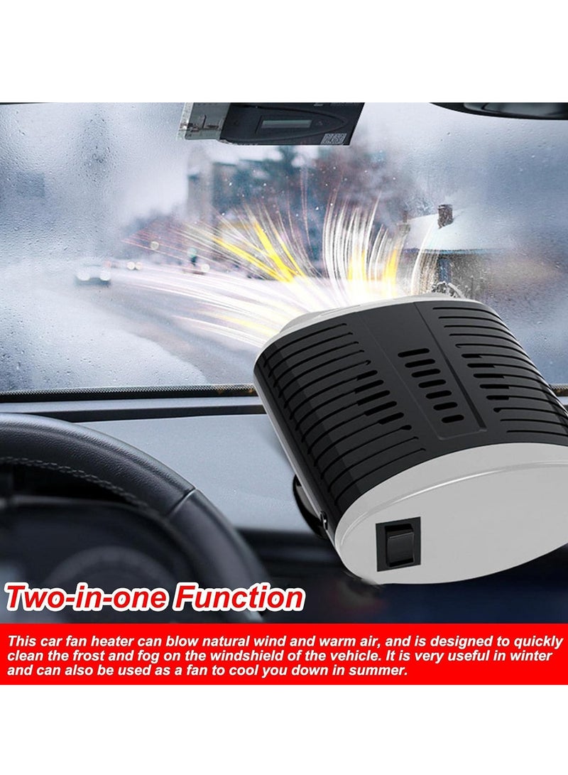 general USB Car Heater, Car Heater Defrost 12V Portable Car Windshield Defrost 2 in 1 Defrost, Heater, Fan Cooling, Overheating Protection - Image 4