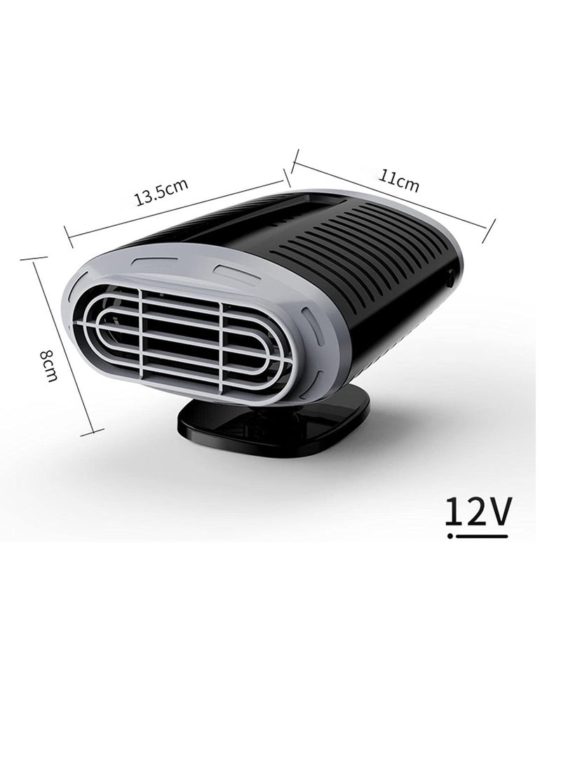 general USB Car Heater, Car Heater Defrost 12V Portable Car Windshield Defrost 2 in 1 Defrost, Heater, Fan Cooling, Overheating Protection - Image 5