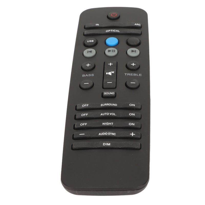 جهاز تحكم عن بعد بديل لمكبر الصوت Philips Fidelio HTL9100 - تصميم مريح عالمي متوافق مع نظام ABS الفاخر لجهاز تحكم عن بعد بمكبر الصوت لأنظمة الصوت المنزلية - Image 2