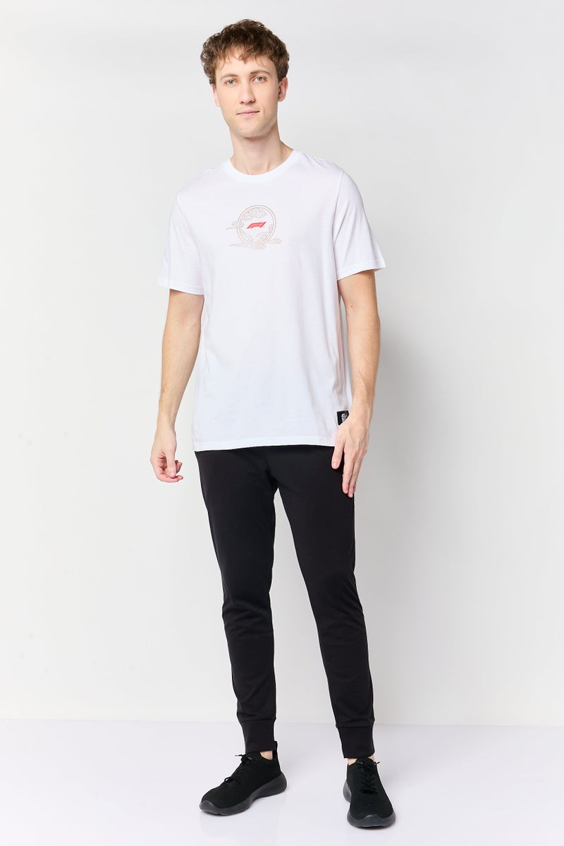 PUMA Men Sportswear Fit Short Sleeve Outdoor T-Shirt, White - Image 4