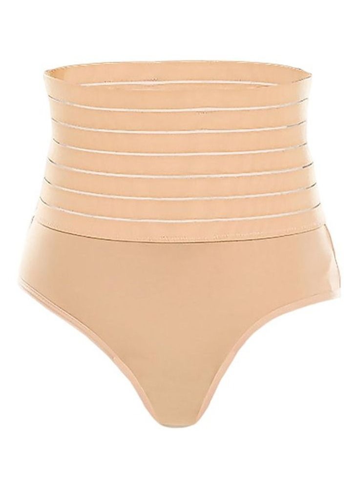 DubaiGallery - Femail High Waist Control Panties Postpartum Belly Girdle Apricot - Image 1