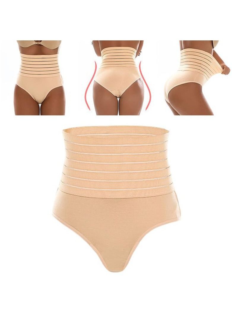 DubaiGallery - Femail High Waist Control Panties Postpartum Belly Girdle Apricot - Image 1