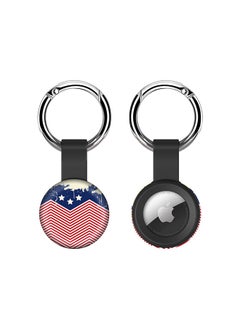 Airtag Case Metal Key Ring with Tough Case for Apple Airtag cover - Stars And Stripes