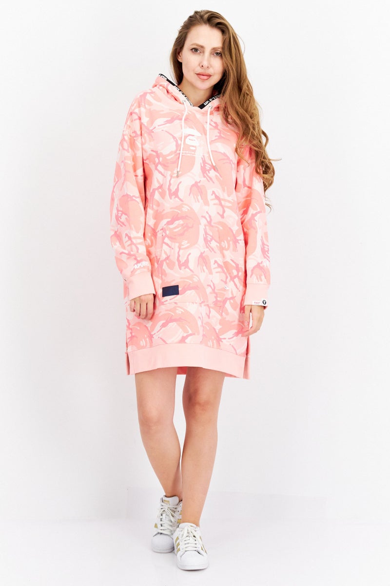 Aape By A Bathing Ape Women Sportswear Fit Long Sleeve Outdoor Dress, Multicolor - Image 4