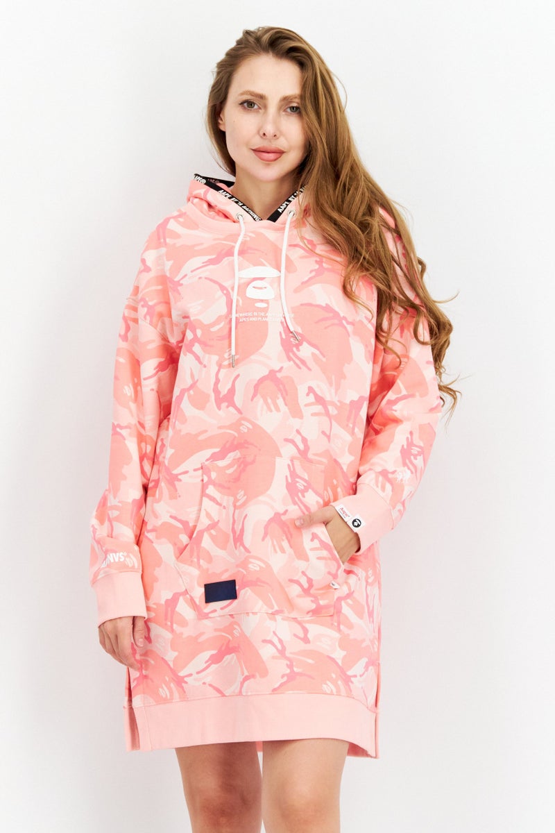Aape By A Bathing Ape Women Sportswear Fit Long Sleeve Outdoor Dress, Multicolor - Image 1