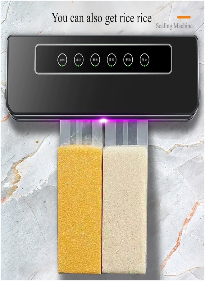 Generic - Vacuum Sealer Machine Automatic | 100-240V Auto/Manual Mode, 24H Non-Stop & Waterproof | Vortex Tech for Food Storage & Meat Freshness - Image 1