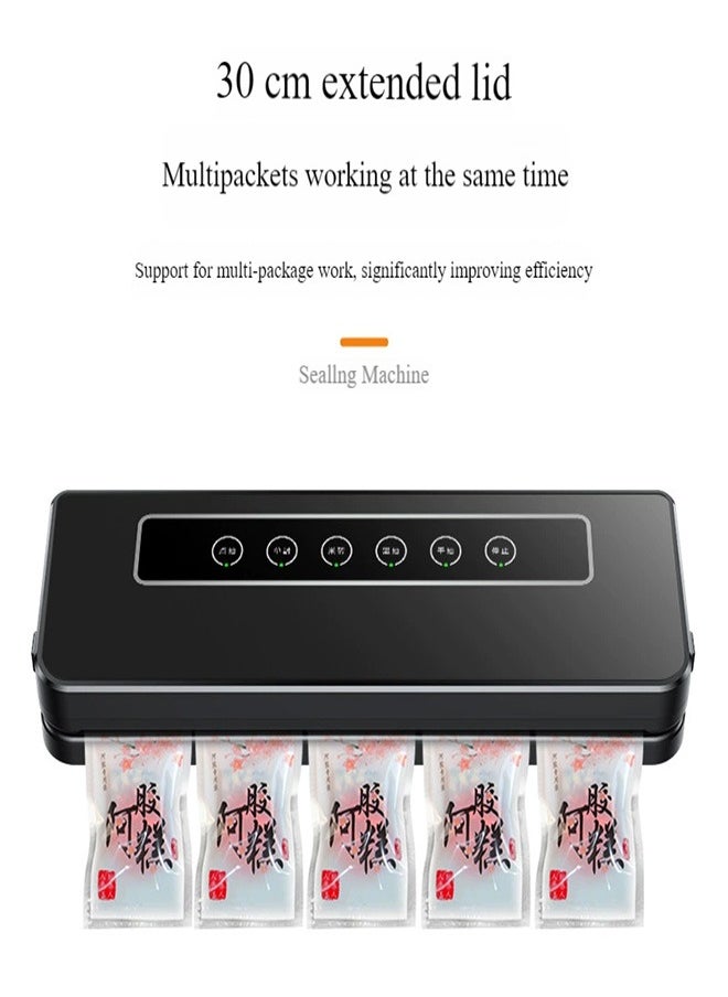 Generic - Vacuum Sealer Machine Automatic | 100-240V Auto/Manual Mode, 24H Non-Stop & Waterproof | Vortex Tech for Food Storage & Meat Freshness - Image 1