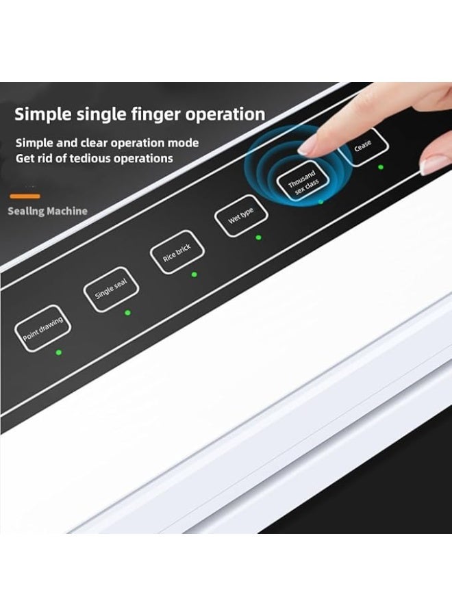 فراغ السداده التلقائي بالكامل | 100-240V التلقائي / يدوي واسطة ، 24 ساعة دون انقطاع ماء | دوامة التكنولوجيا لتخزين الأغذية واللحوم الطازجة - Image 3
