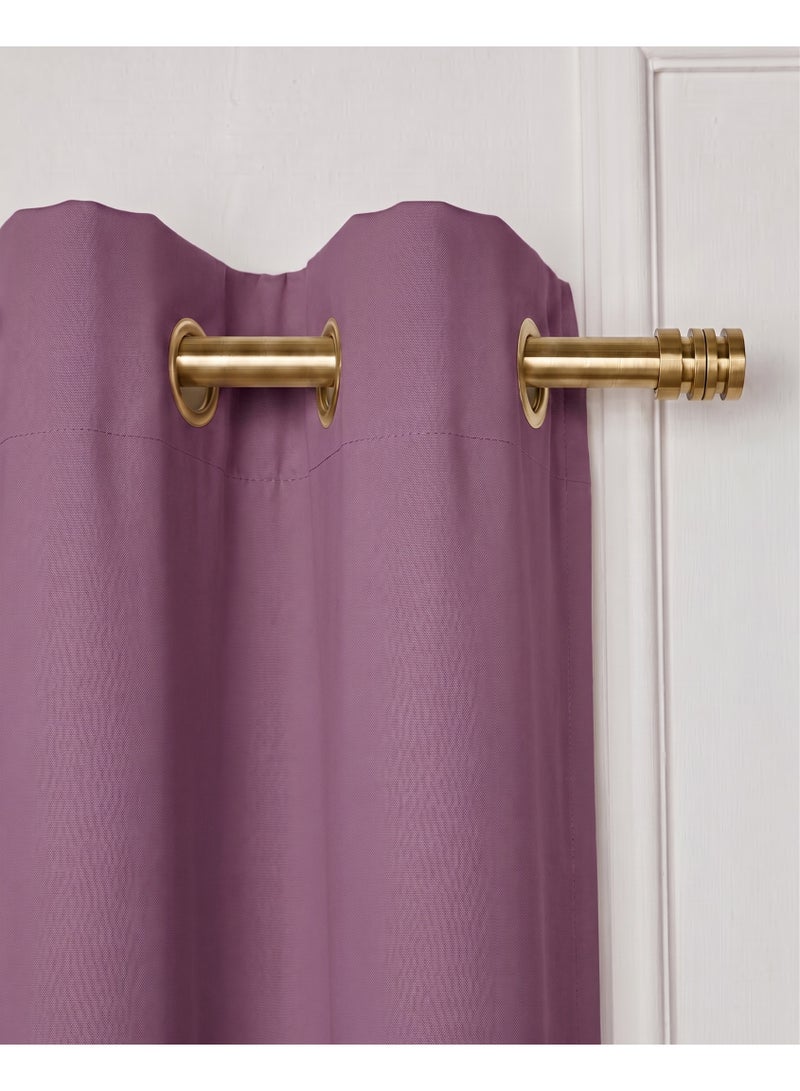Amali Regal Dimout curtains with 16 Grommets in 2 panels Size (W132 x L 274cm) for living room Decor or bedroom window noise reduction and light blocking - Image 3