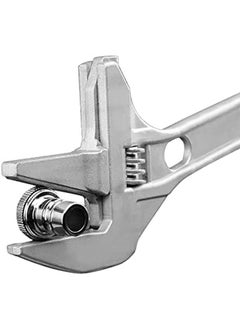 Excefore Adjustable Wrench 6 To 68Mm Wide Opening Jaws Adjustable Spanner With Short Handle Aluminum Alloy Light Weight Plumbers Spanner Nut Key Hand Tool For Bathroom Washbasin Etc  - Image 2