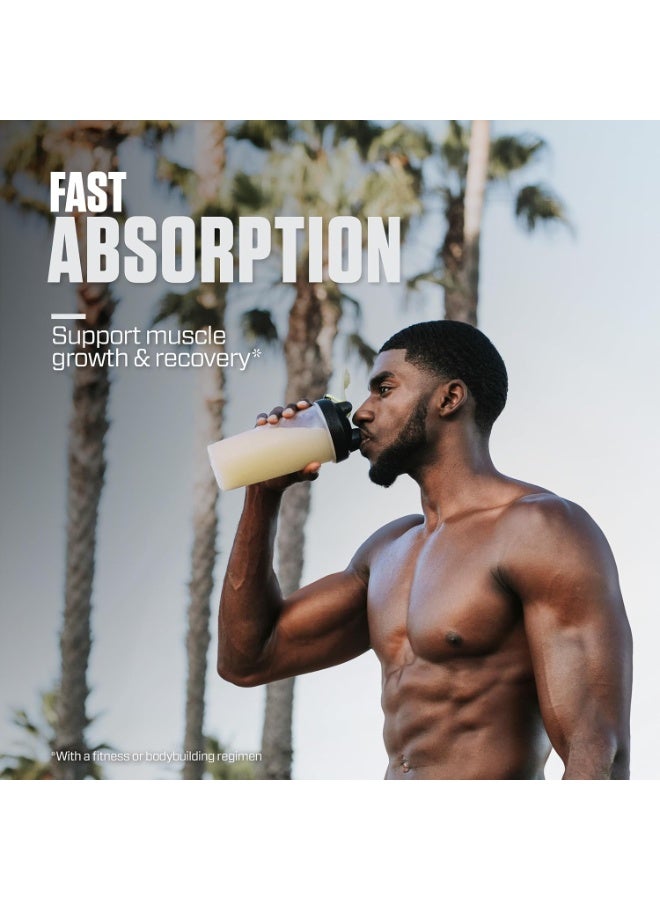 ديماتيز ISO100 Hydrolyzed Whey Protein Isolate Powder, 25g Protein, 5.5g BCAA, Fudge Brownie, 3 LB - Image 3