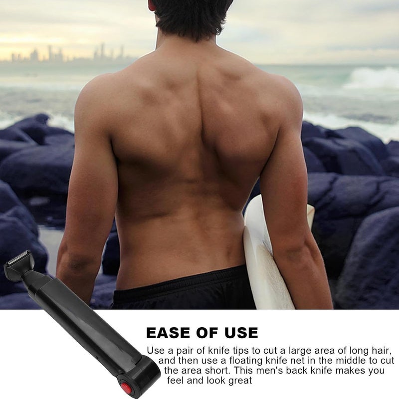 windforgecraft Electric Back Hair Shaver | Full Body Leg Hair Removal - Foldable Body Shaving with Ergonomic Handle for Men Women Adults Borato - Image 2