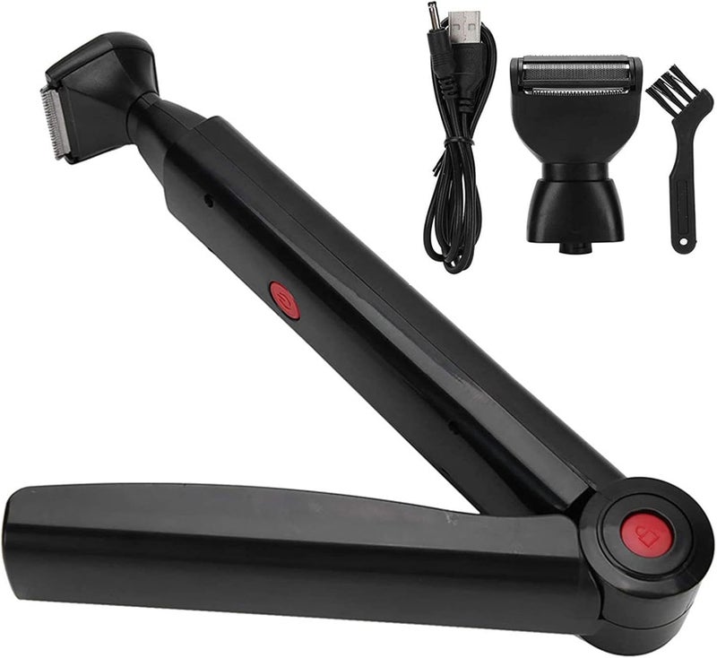 windforgecraft Electric Back Hair Shaver | Full Body Leg Hair Removal - Foldable Body Shaving with Ergonomic Handle for Men Women Adults Borato - Image 1