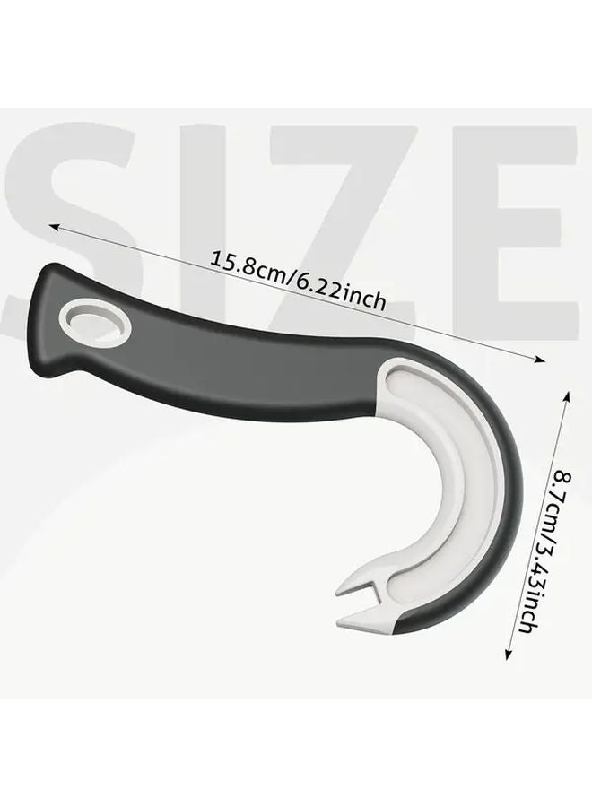 فتاحة العلب الحمراء سهلة الإمساك، مصنوعة من البلاستيك المتين بتصميم مريح للاستخدام المنزلي وفي المطاعم - Image 3