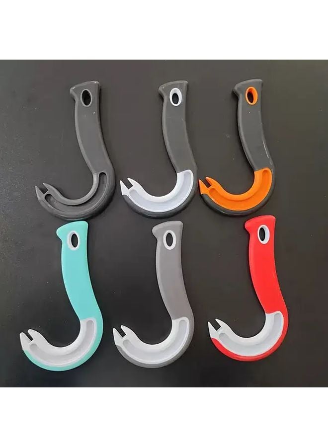 فتاحة العلب الحمراء سهلة الإمساك، مصنوعة من البلاستيك المتين بتصميم مريح للاستخدام المنزلي وفي المطاعم - Image 4