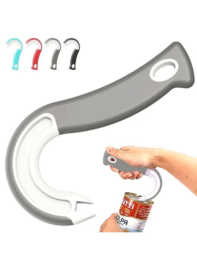 فتاحة العلب الحمراء سهلة الإمساك، مصنوعة من البلاستيك المتين بتصميم مريح للاستخدام المنزلي وفي المطاعم - Image 2