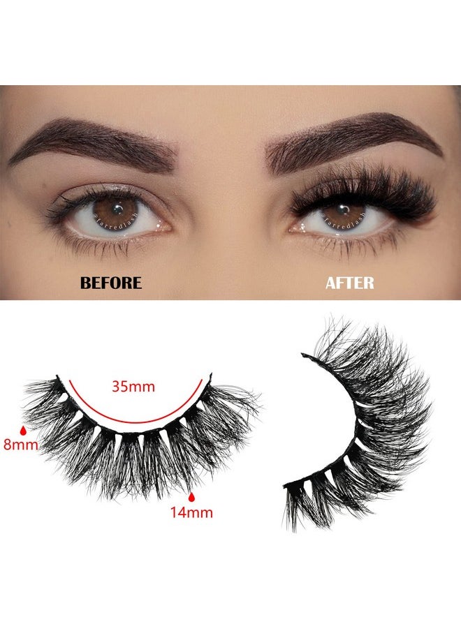 Natural Lashes Short False Eyelashes Wispy Mink Eye Lash Fluffy Wispies Eyelash Natural Look 10 Pairs Fake Lashes Pack Volume Lash Strips Pestañas - pzsku/Z15D40F6407EA5146D814Z/45/_/1734437900/f2f4fb2f-a5bb-42d4-abd4-bd93929327f3