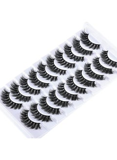 FARRED Natural Lashes Short False Eyelashes Wispy Mink Eye Lash Fluffy Wispies Eyelash Natural Look 10 Pairs Fake Lashes Pack Volume Lash Strips Pestañas  - Image 5