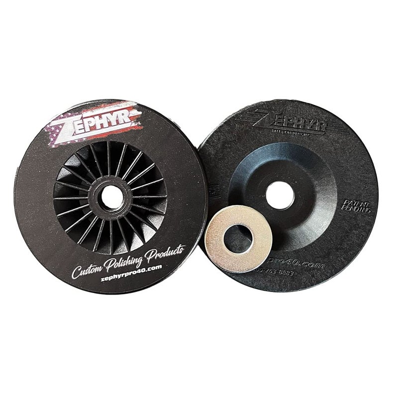 ZEPHYR CUSTOM POLISHING PRODUCTS SFPR58-4 Airway Buff Safety Flange Kit - Image 1