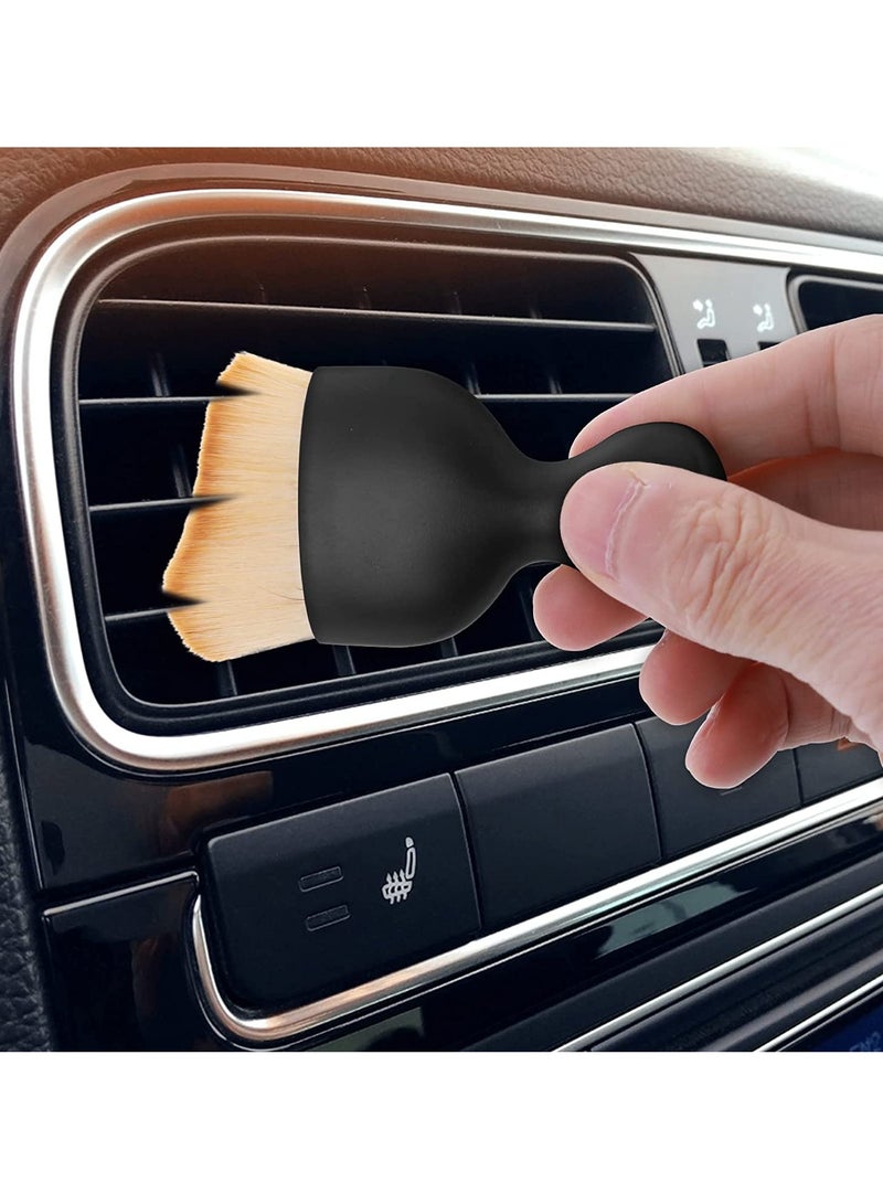 Beauenty Car Interior Cleaning Soft Brush - No Scratch 2 Packs Car Cleaning Brushes Duster with Soft Bristles Dashboard Air Outlet Gap Dust Removal Brushes for Automovie Air Conditioner Vents - Image 4