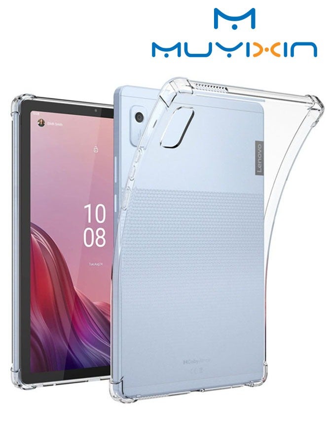 Muyixin حافظة شفافة متوافقة مع جهاز Lenovo Tablet M9 (Tb-310fu) غطاء حماية شفاف مقاوم للصدمات ومضاد للخدش ومضاد للسقوط وغطاء ناعم من مادة TPU - Image 1