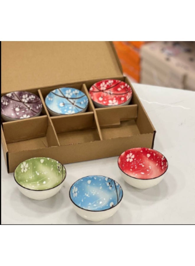 طقم بولات بورسلين 6 قطع 10 سم - Image 2