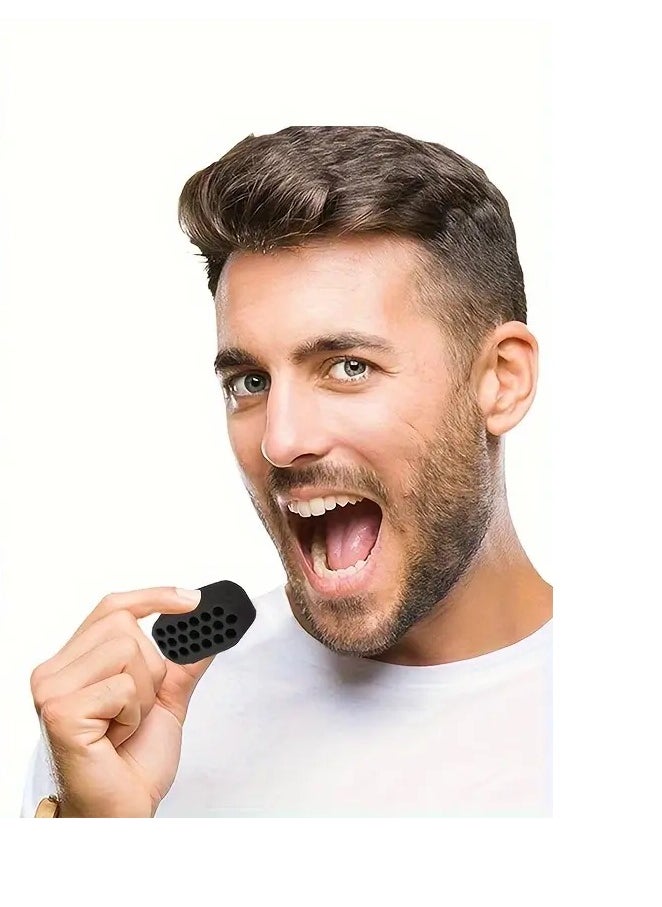 Generic Pieces Silicone Chewing Exerciser Jawline Exercising Fitness Ball Enhance Facial Muscles With Facial Jaw Exerciser  - Image 1