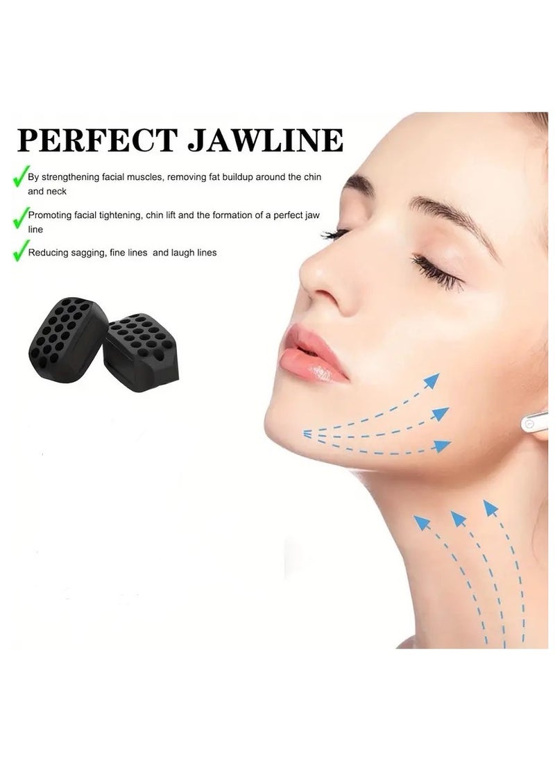 Generic Pieces Silicone Chewing Exerciser Jawline Exercising Fitness Ball Enhance Facial Muscles With Facial Jaw Exerciser  - Image 4