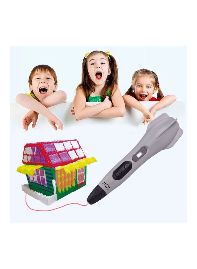 NIBEMINENT 3D Printing Pen With PLA Filament Set O-2883 Grey/Black - Image 3