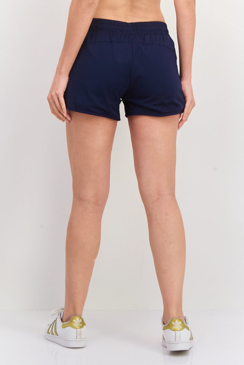 PUMA Women Regular Fit Running Shorts, Navy - Image 2