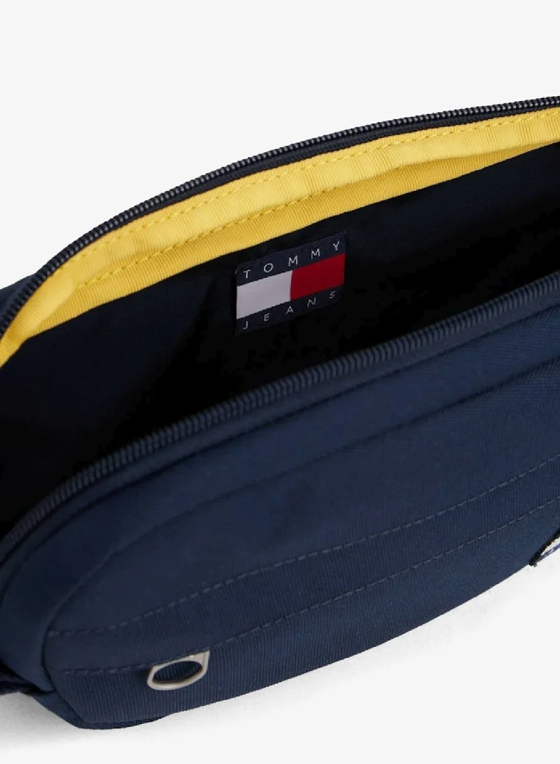 TOMMY JEANS Dark Night Navy Essential Repeat Logo Waist Bag for Men | Best Price UAE
