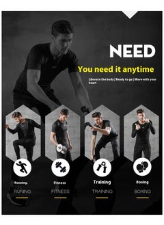 Joychic Men's Shorts, Tights Short Sleeves Training Sportswear, Running Sports  Suits, Multifunctional Gym Wear  - Image 2