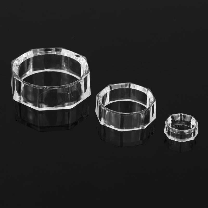 LRANFOW 48 Pack Baseball Display StandSpheres Holder Clear Baseball Ring Sphere StandRound Display Stand for Golf Ball Baseball Softball Tennis Ball Spheres Marbles 3 Sizes Large Medium Small 