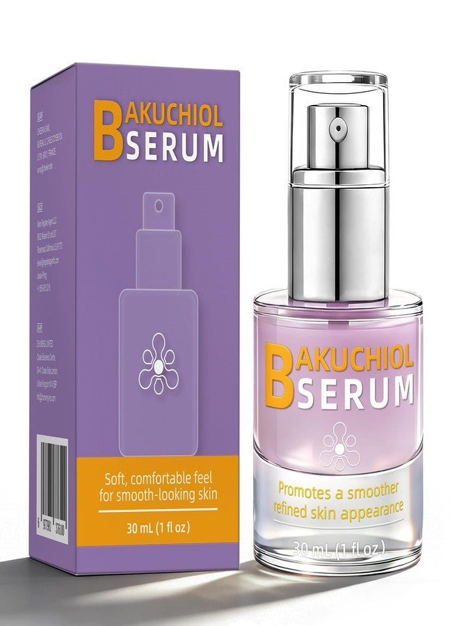 Bmrewax Bakuchiol Serum for Face, Plant-Based Retinol Alternative with Tremella Mushroom & PHA, Hydrating and Plumping Facial Serum for Smooth, Elastic-Looking Skin, Suitable for Sensitive Skin, 1 Fl Oz - Image 1