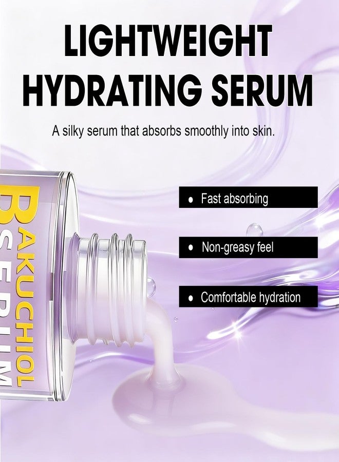 Bmrewax Bakuchiol Serum for Face, Plant-Based Retinol Alternative with Tremella Mushroom & PHA, Hydrating and Plumping Facial Serum for Smooth, Elastic-Looking Skin, Suitable for Sensitive Skin, 1 Fl Oz - Image 5