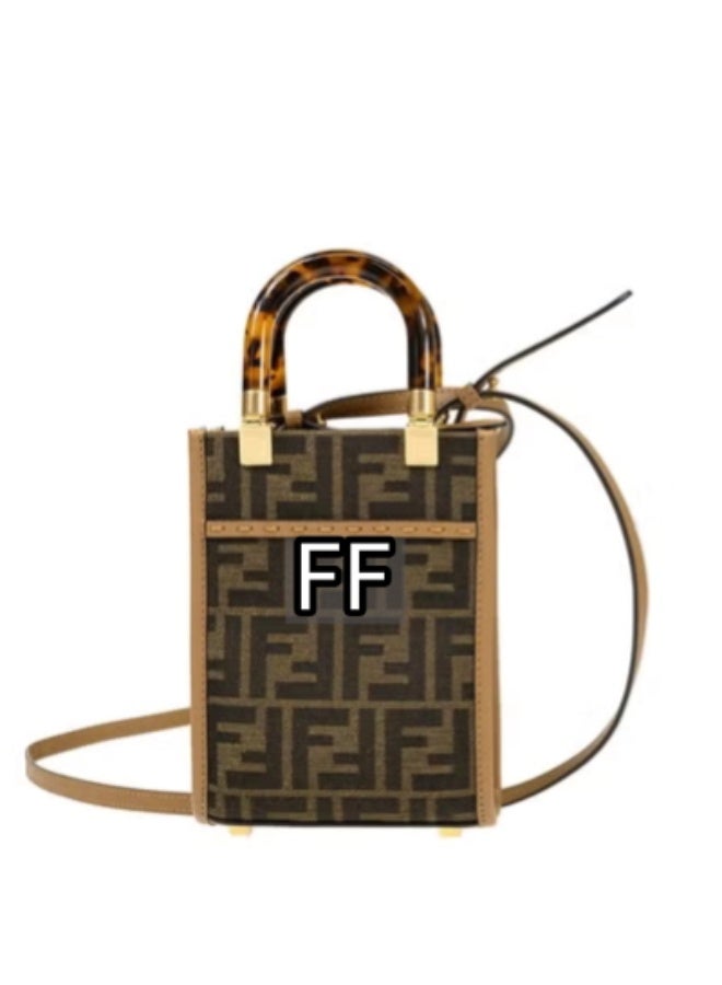FF Italian Handmade Women's Tote Bag 14*18*6 cm - Image 2