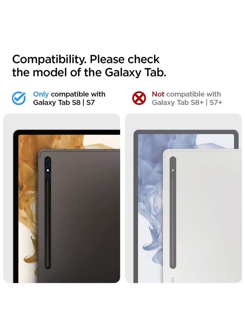 Spigen - Tough Armor PRO designed for Samsung Galaxy Tab S7 case/cover - Black - Image 1