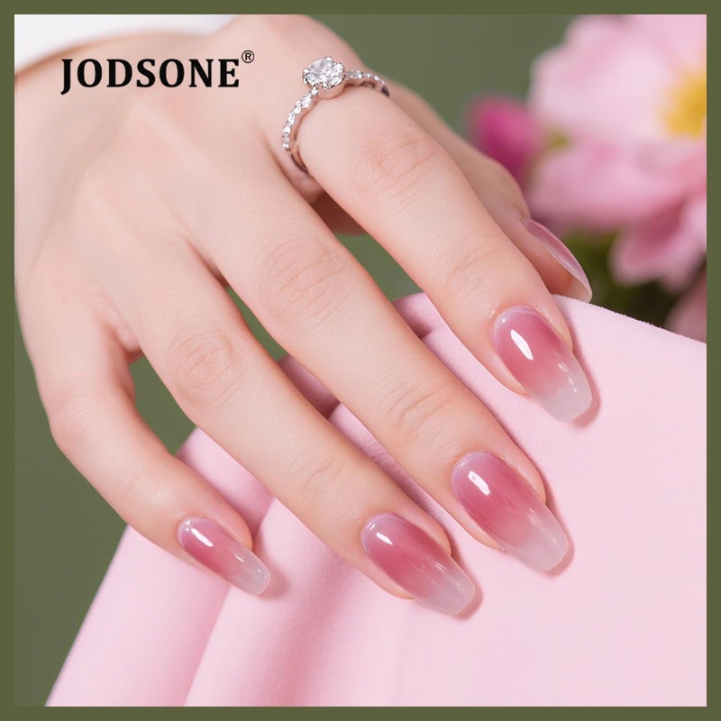 JODSONE 32 Colors Jelly Gel Nail Polish Kit with U V Light Crystal Transparent Classic Color 4 Functional Gel for All Seasons - Image 5